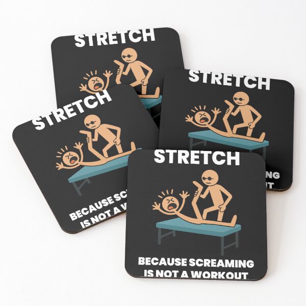 Item preview, Physiotherapy Funny Stretch Screaming Workout designed and sold by LuminOrb.