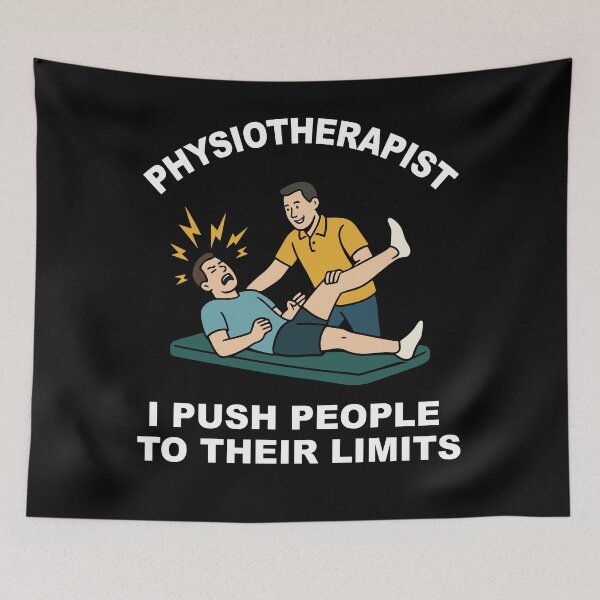 Item preview, Physiotherapist Funny I Push People To Limits designed and sold by LuminOrb.