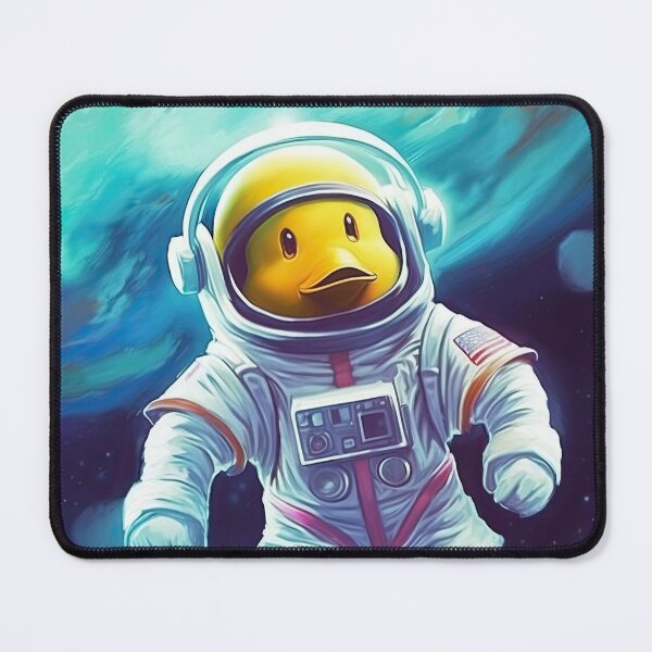 Item preview, Trendy rubber duck in space 02 designed and sold by nikigoessi.