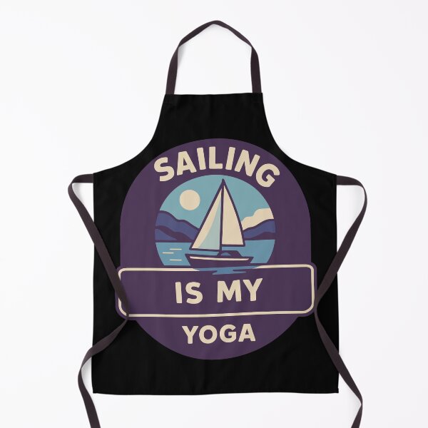 Item preview, Sailing Is My Yoga Captain Nautical Boat designed and sold by LuminOrb.