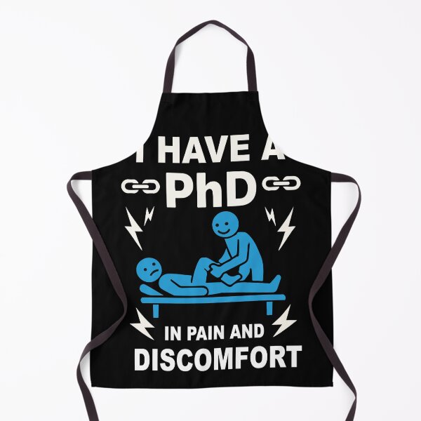 Item preview, Physiotherapist PhD Pain Discomfort Humor designed and sold by LuminOrb.