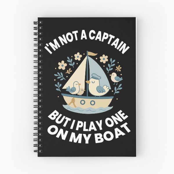 Item preview, I'm Not A Captain But I Play One On My Boat designed and sold by LuminOrb.