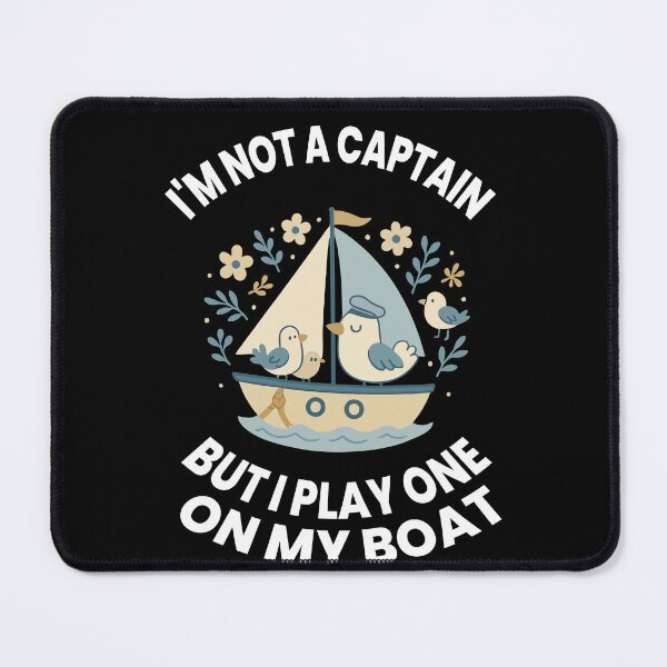 Item preview, I'm Not A Captain But I Play One On My Boat designed and sold by LuminOrb.