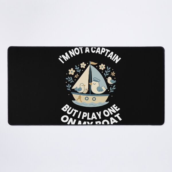 Item preview, I'm Not A Captain But I Play One On My Boat designed and sold by LuminOrb.