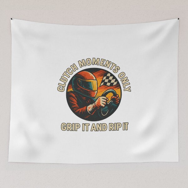 Item preview, Clutch Moments Only - Grip It and Rip It - Motorsport designed and sold by inkNext.