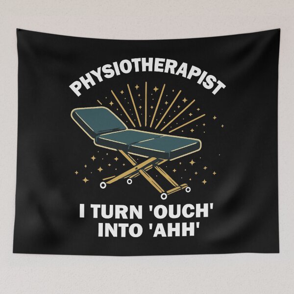 Item preview, Physiotherapist Funny saying I Turn Ouch Into Ahh designed and sold by LuminOrb.