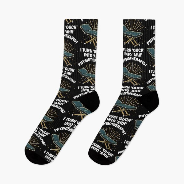 Item preview, Physiotherapist Funny saying I Turn Ouch Into Ahh designed and sold by LuminOrb.