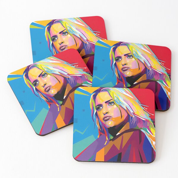 Item preview, Colorful Pop Art Portrait of Emily Armstrong – Bold Abstract Expression designed and sold by JayceTucker89.