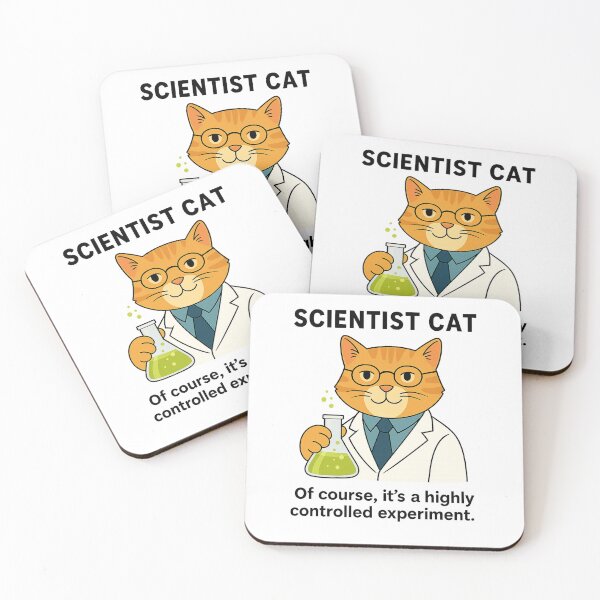 Item preview, Scientist Cat – Controlled Chaos, Meow-Style designed and sold by Teenomix.