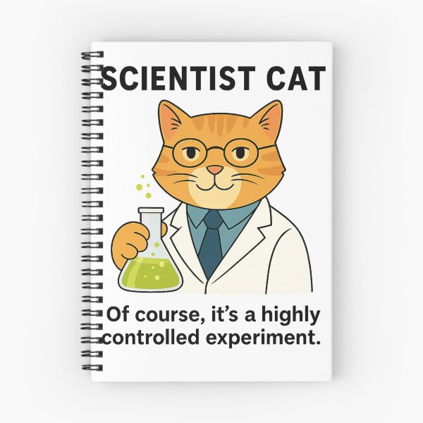 Item preview, Scientist Cat – Controlled Chaos, Meow-Style designed and sold by Teenomix.