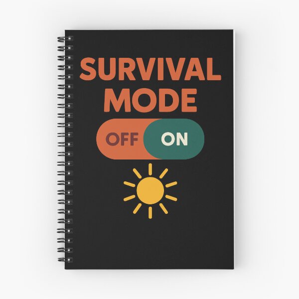 Item preview, Survival Mode On Wilderness Prepper bushcrafting designed and sold by LuminOrb.