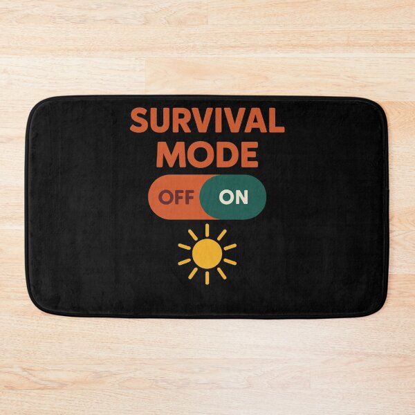 Item preview, Survival Mode On Wilderness Prepper bushcrafting designed and sold by LuminOrb.