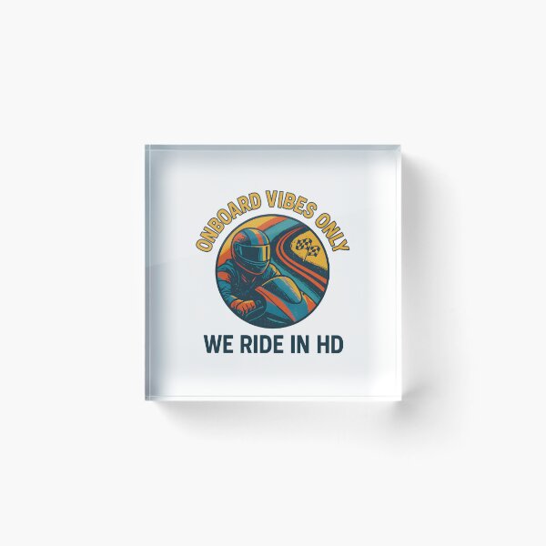 Item preview, Onboard Vibes Only - We Ride in HD - Motorsport designed and sold by inkNext.
