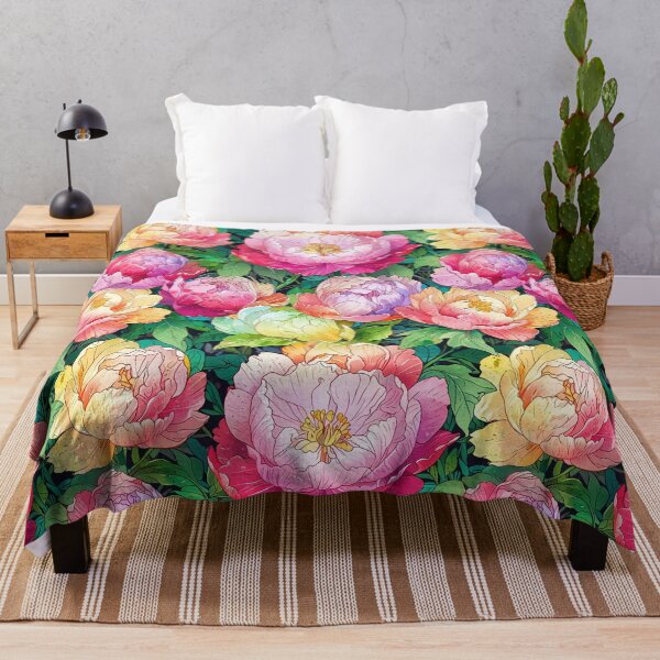Item preview, Rainbow Peonies designed and sold by CoolPixels.