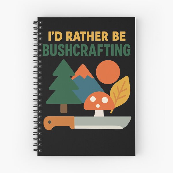 Item preview, I'd Rather Be Bushcrafting Prepper Survival designed and sold by LuminOrb.
