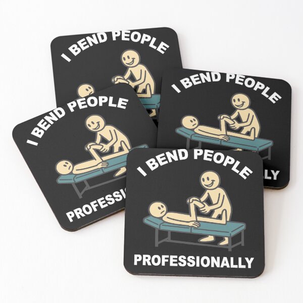 Item preview, I Bend People Professionally Physical Therapy designed and sold by LuminOrb.