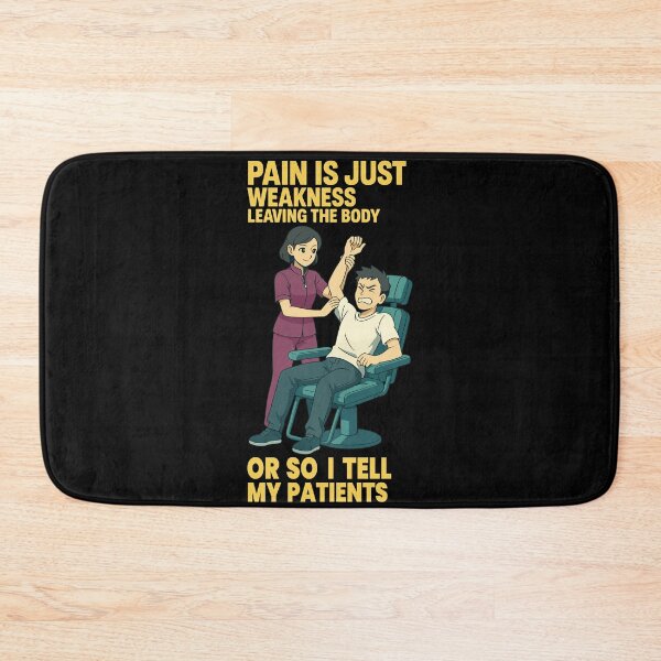 Item preview, Physiotherapist Pain Is Just Weakness Leaving Body designed and sold by LuminOrb.