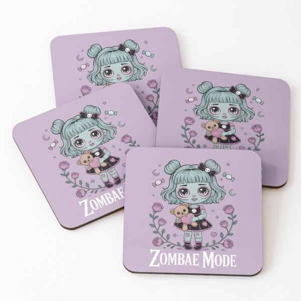 Item preview, Zombae Mode – Cute Pastel Goth Zombie Girl Design designed and sold by LaLi-Designs.
