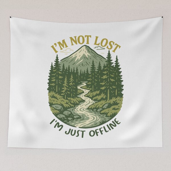 Item preview, I'm Not Lost I'm Just Offline Prepper Survival designed and sold by LuminOrb.