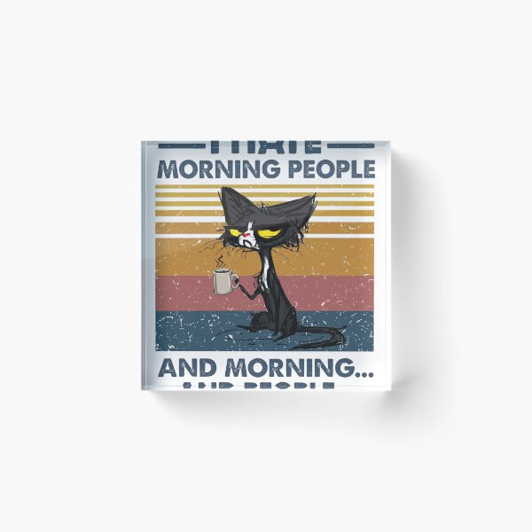 Item preview, I Hate morning people designed and sold by Homam-w-a.
