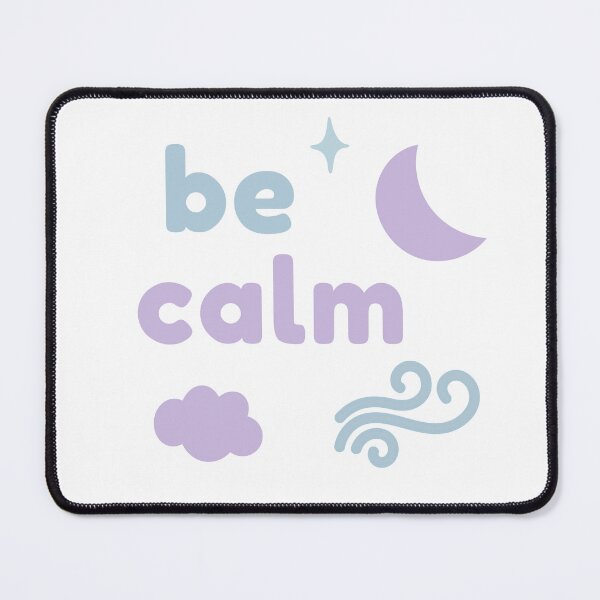 Item preview, Be Calm – Soft Pastel Quote for Relaxation, Peace & Sleep designed and sold by HelloPumpui.