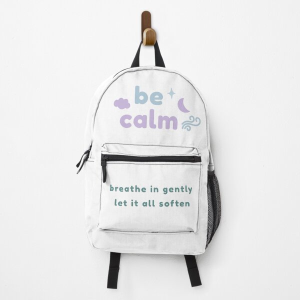 Item preview, Be Calm – Soft Pastel Quote for Relaxation, Peace & Sleep designed and sold by HelloPumpui.