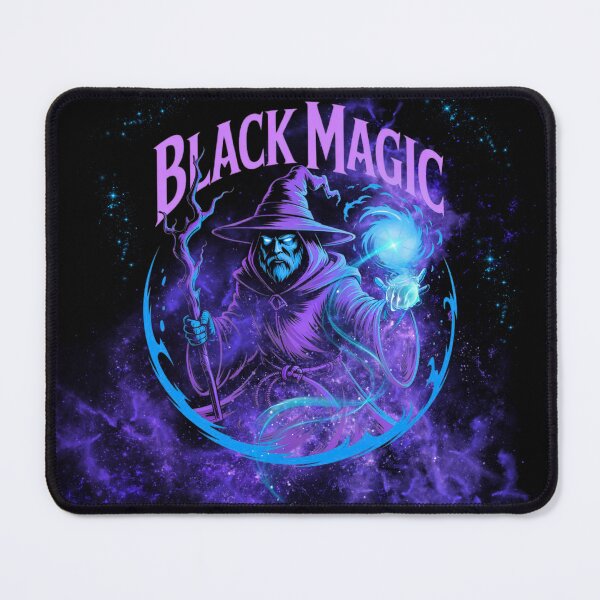 Item preview, Black Magic Wizard – Epic Mystical Illustration designed and sold by Kaibutsu World.
