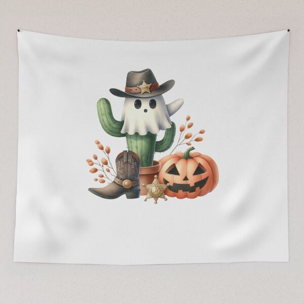 Item preview, Cowboy Ghost Halloween  designed and sold by TalalosART.