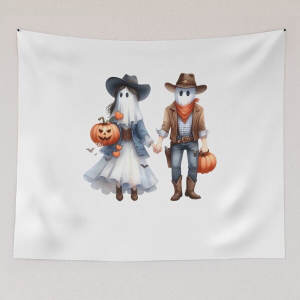 Item preview, Cowboy Ghost Halloween  designed and sold by TalalosART.