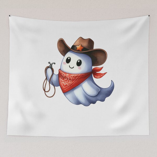 Item preview, Cowboy Ghost Halloween  designed and sold by TalalosART.