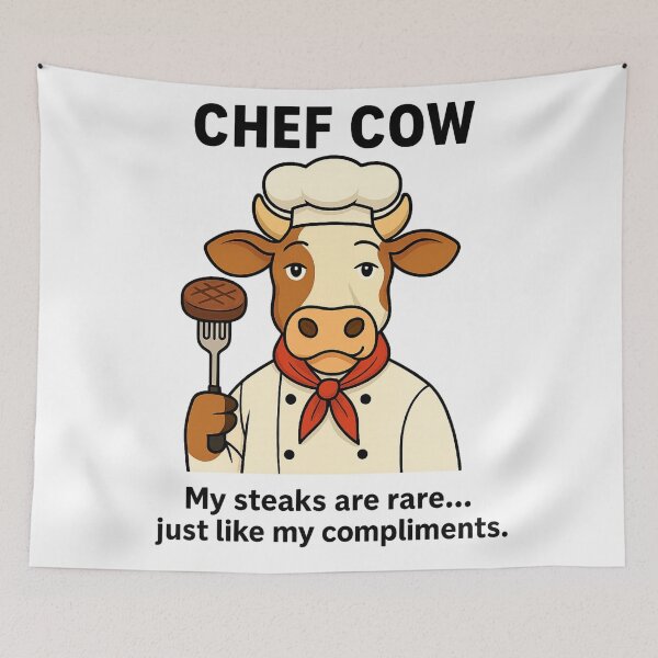 Item preview, Chef Cow – Rare Steaks, Rarer Compliments designed and sold by Teenomix.