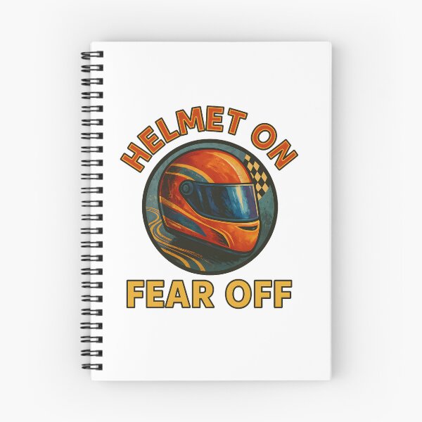 Item preview, Helmet On - Fear Off - Motorsport designed and sold by inkNext.
