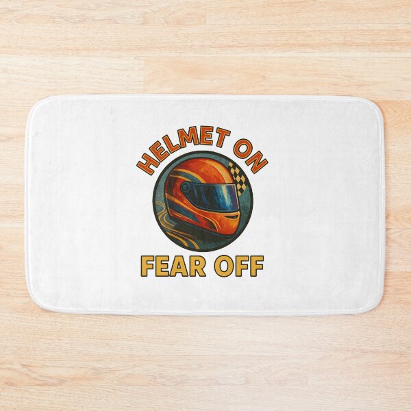 Item preview, Helmet On - Fear Off - Motorsport designed and sold by inkNext.