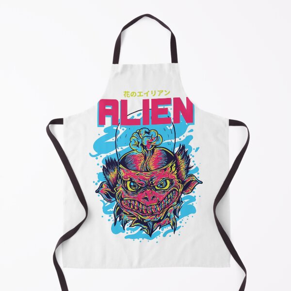 Item preview, RED GIRL – Bold Anime-IALIEN – Vibrant Monstrous Head with Brain Bloom & Japanese Textnspired Masked Heroine Portrait designed and sold by TeesHearts100.
