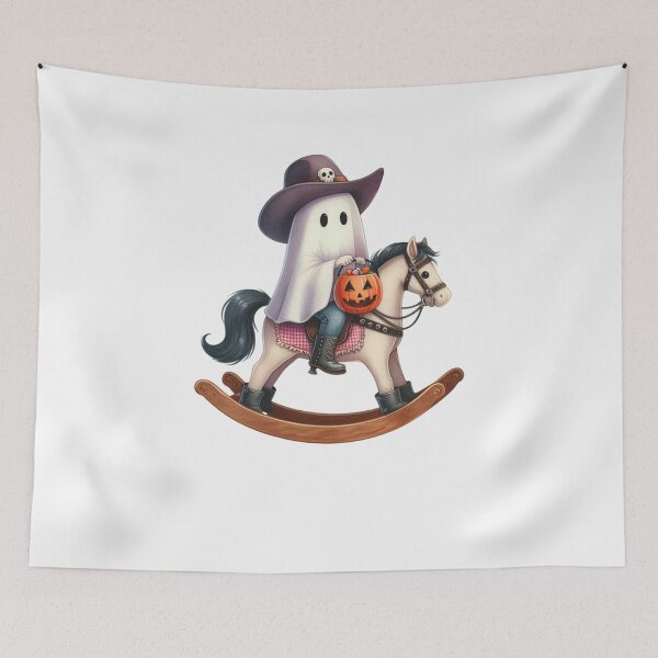 Item preview, Cowboy Ghost Halloween  designed and sold by TalalosART.