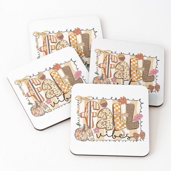 Item preview, Cute Fall Vibes Patchwork Autumn Aesthetic designed and sold by TalalosART.