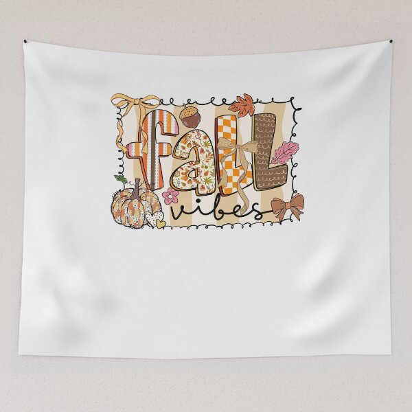 Item preview, Cute Fall Vibes Patchwork Autumn Aesthetic designed and sold by TalalosART.
