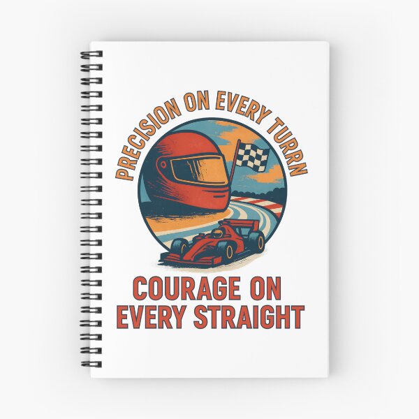Item preview, Precision on Every Turn - Courage on Every Straight - Motorsport designed and sold by inkNext.