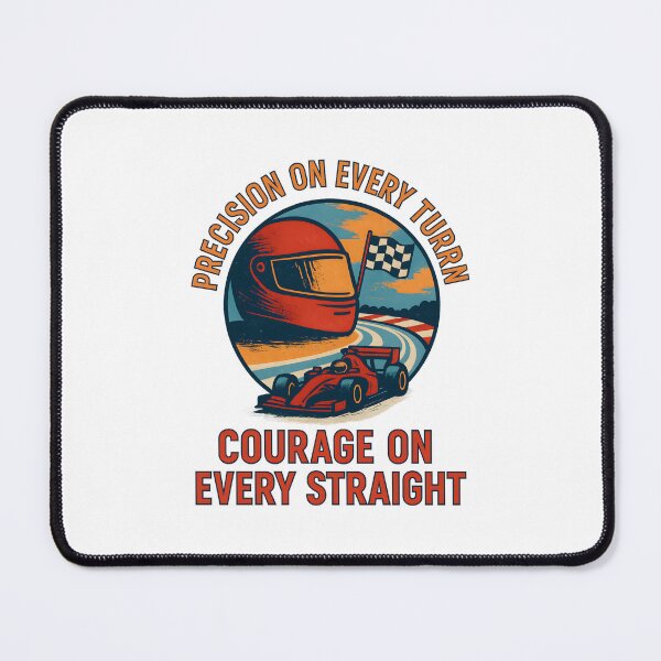 Item preview, Precision on Every Turn - Courage on Every Straight - Motorsport designed and sold by inkNext.