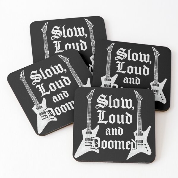 Item preview, Doom Metal Design Slow, Loud and Doomed designed and sold by Krossgor.