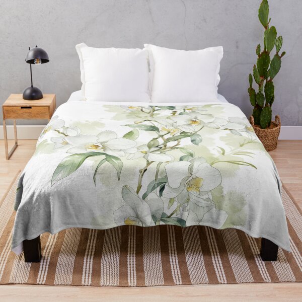 Item preview, Orquídea blanca en acuarela designed and sold by CoolPixels.