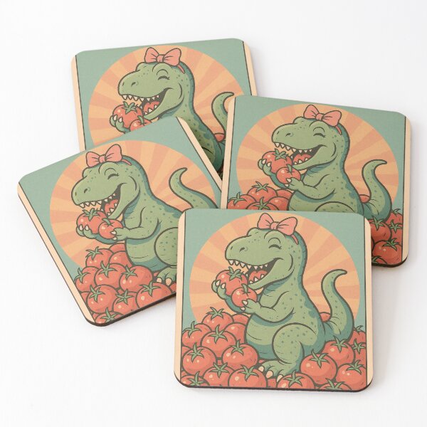 Item preview, Dino Powerhouse eats delicious tomatoes designed and sold by Mauswohn.