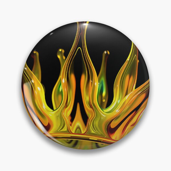 Item preview, Liquid Gold Crown with Flame-like Flowing Design Elements designed and sold by AbdS07.