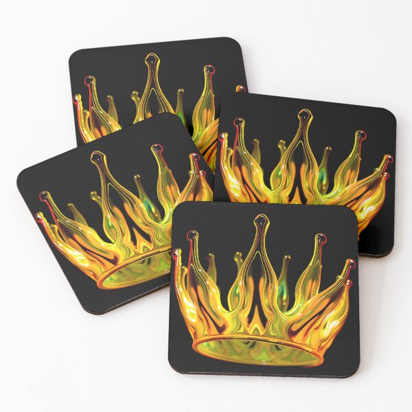 Item preview, Liquid Gold Crown with Flame-like Flowing Design Elements designed and sold by AbdS07.
