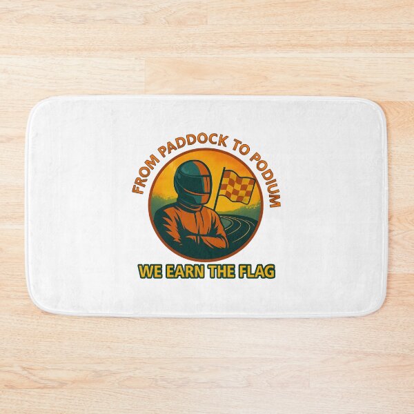 Item preview, From Paddock to Podium - We Earn the Flag - Motorsport designed and sold by inkNext.