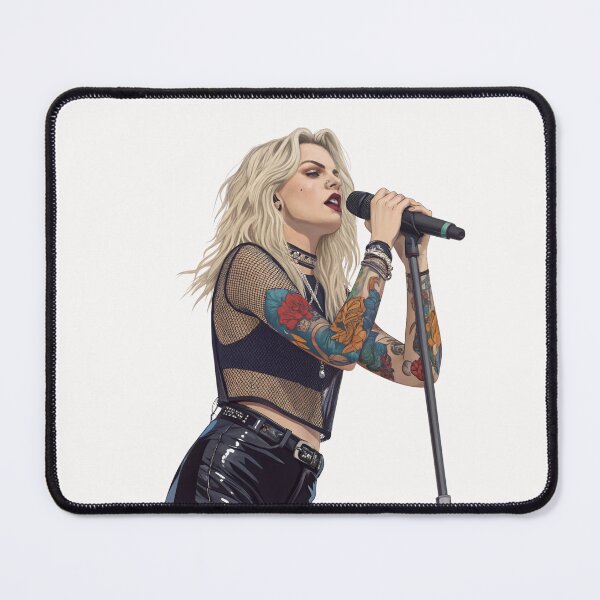 Item preview, Emily Armstrong – Bold Singer Vector Art with Microphone designed and sold by JayceTucker89.