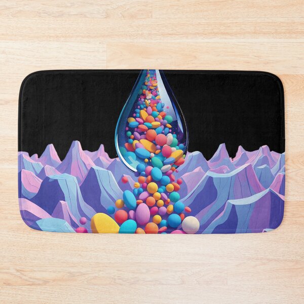 Item preview, Crystalline Water Droplet with Colorful Sphere Cascade Design designed and sold by AbdS07.