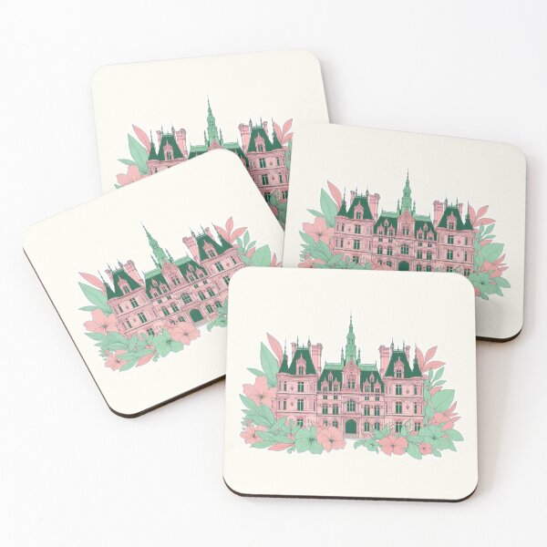 Item preview, French Castle - Modern Chateaucore Aesthetic Wall Art designed and sold by Sugar Wisdom .