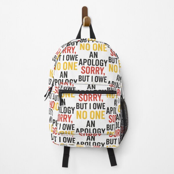 Item preview, Sorry, But I Owe No One an Apology Bold Statement T-Shirt designed and sold by TeeTimeTreasure.