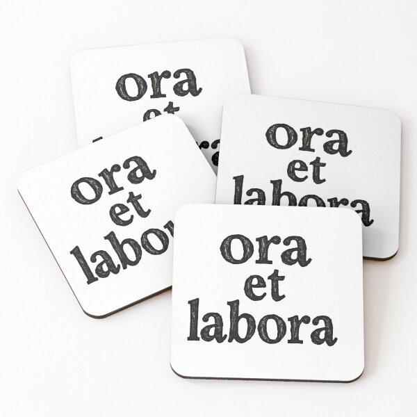 Item preview, Pray And Work Monk Motto Ora et labora designed and sold by JanChryzostom.
